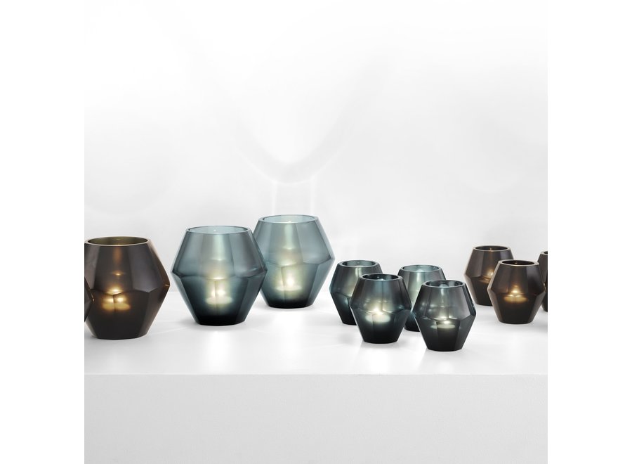 Teelichthalter - Okhto bleu 'S' 4er-Set