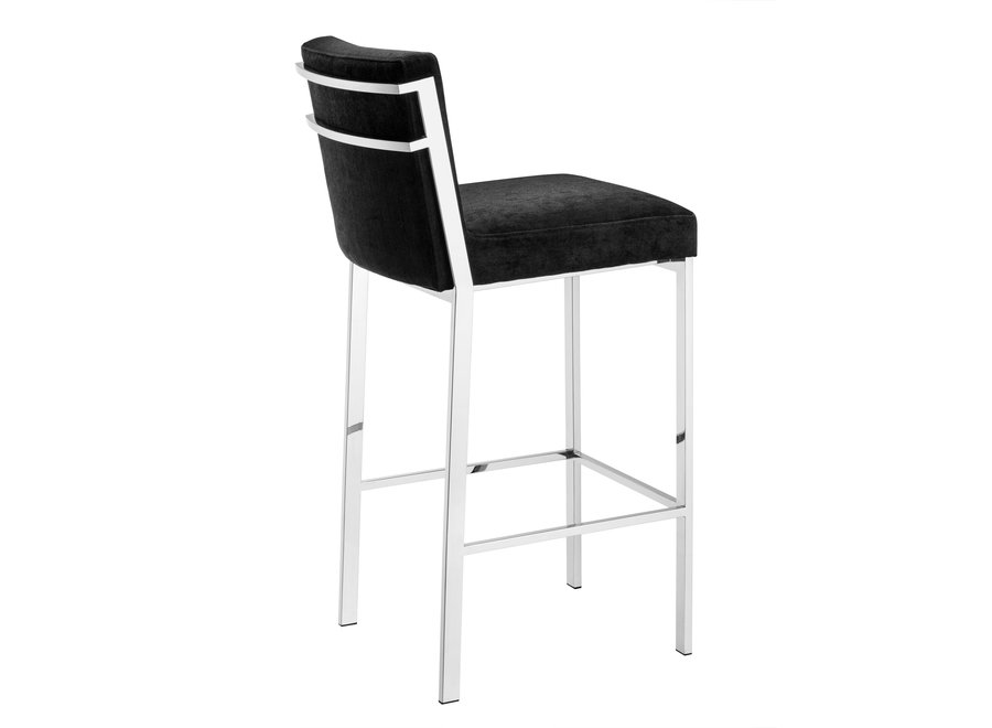 Bar stool 'Scott ' - Nickel