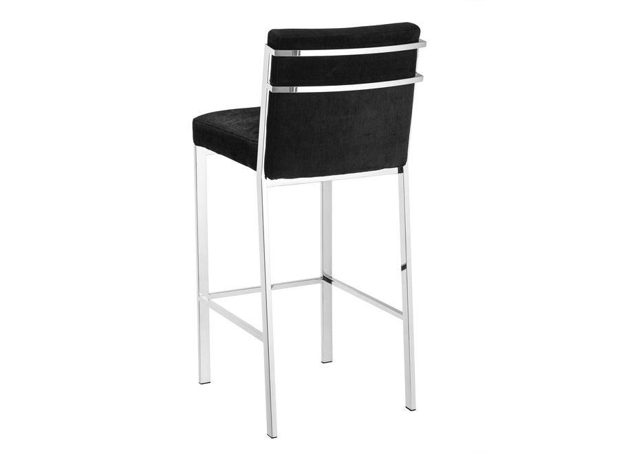 Bar stool 'Scott ' - Nickel