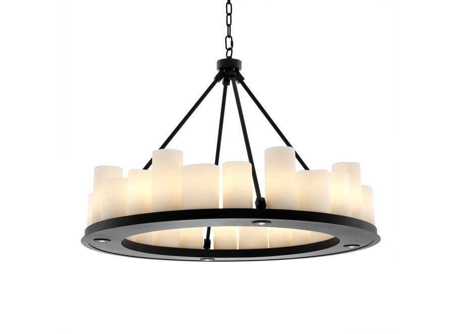 Lustre 'Commodore' - Round - Black