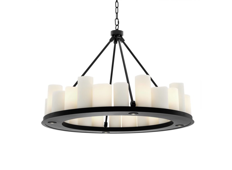 Lustre 'Commodore' - Round - Black