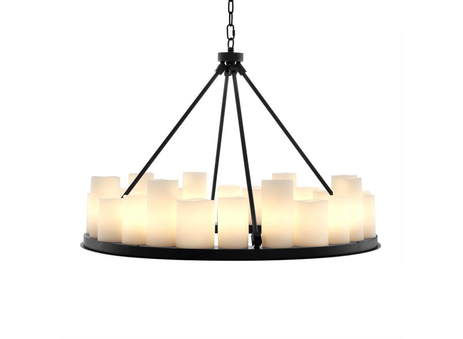 Lustre 'Commodore' - Round - Black