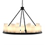 Lustre 'Commodore' - Round - Black