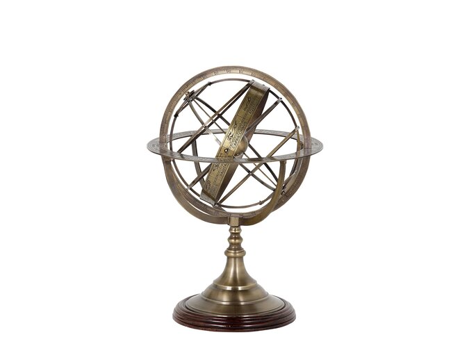 Decoratie 'Globe' S - Bronze