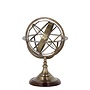 Decoratie 'Globe' - S - Brass