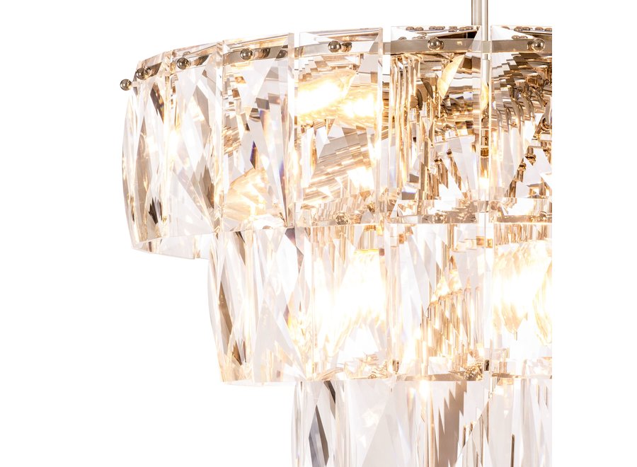 Chandelier 'Amazone' - S - Clear Glass