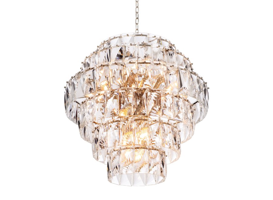 Chandelier Amazone - L - Clear Glass