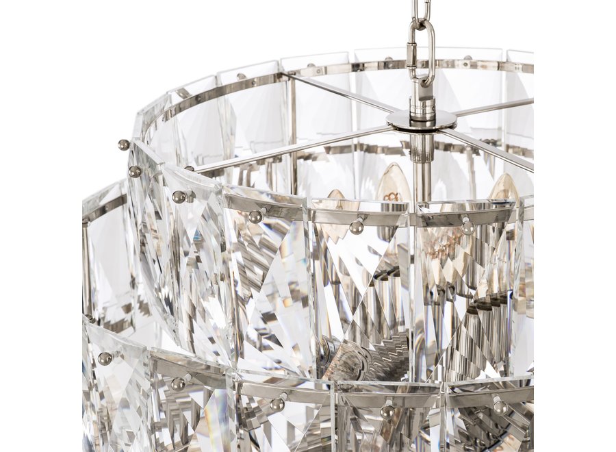 Chandelier 'Amazone' - L - Clear Glass