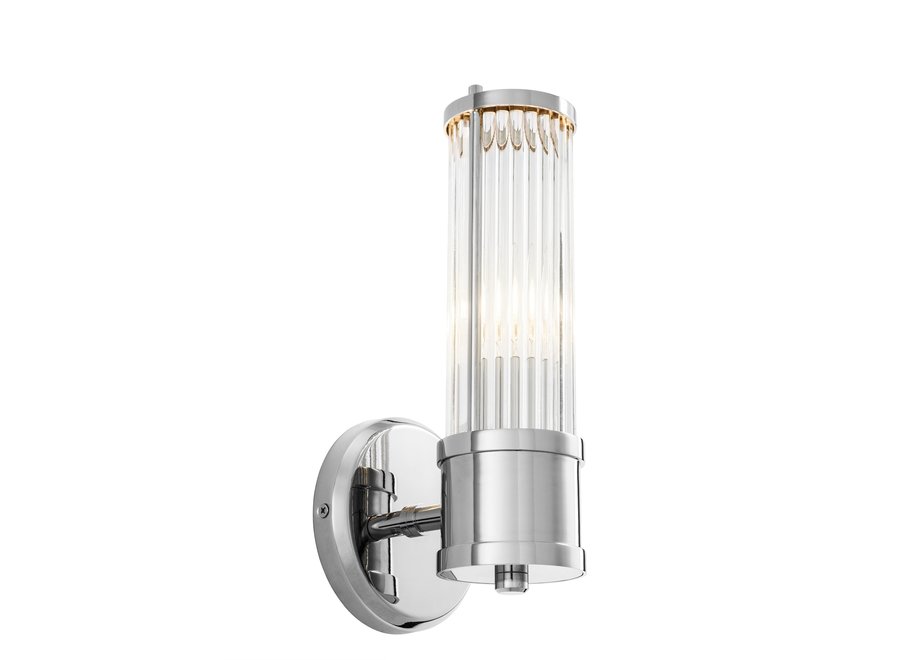 Wall lamp 'Claridges' - Single - Nickel