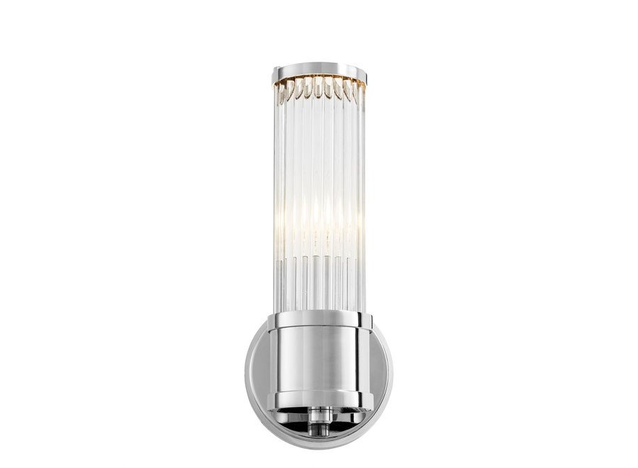 Wall lamp 'Claridges' - Single - Nickel