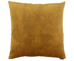 large mustard cushion
