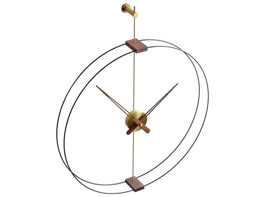 Design Wall Clock 'Mini Barcelona' Gold