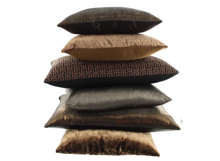 Decorative cushion Paulina Bronze
