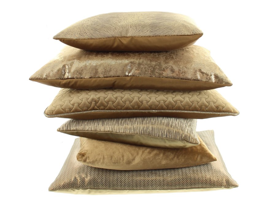 Decorative cushion Paulina Dark Gold