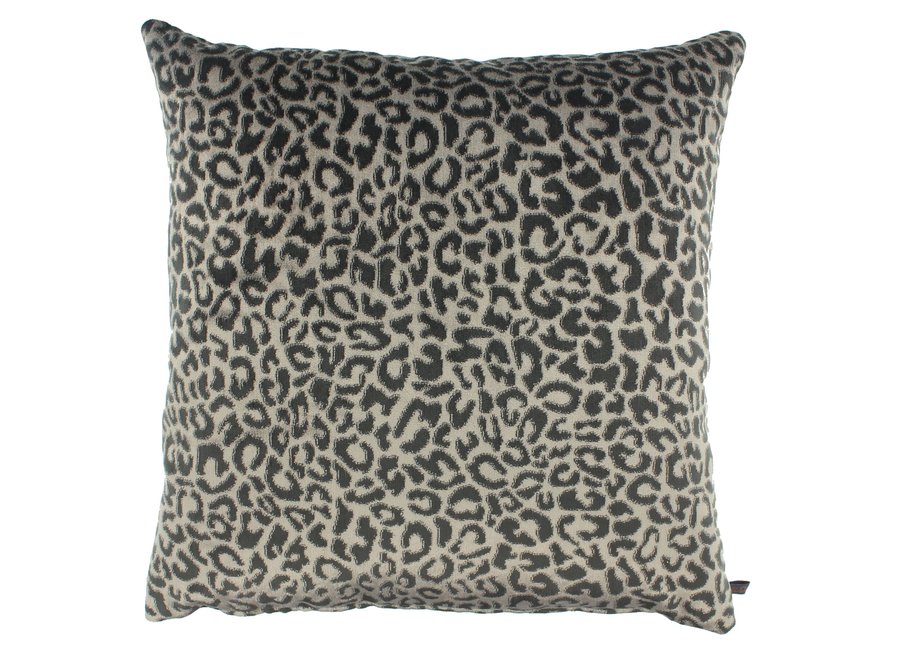 Throw pillow Bernardino Color Dark Taupe