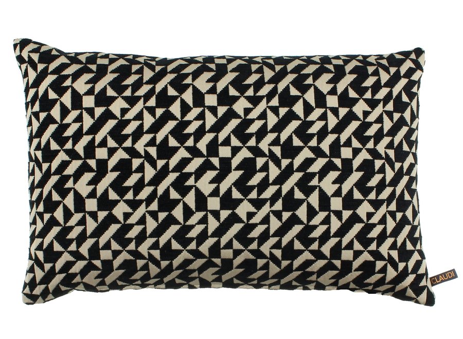 Coussin décoratif Ted Black/Gold