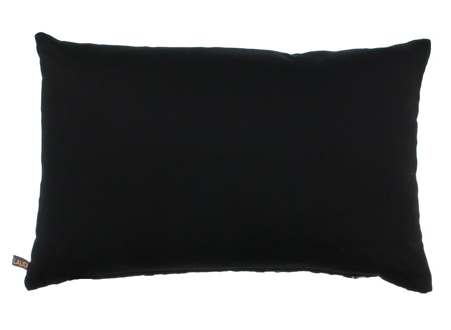 Decorative cushion Ted Black / Gold