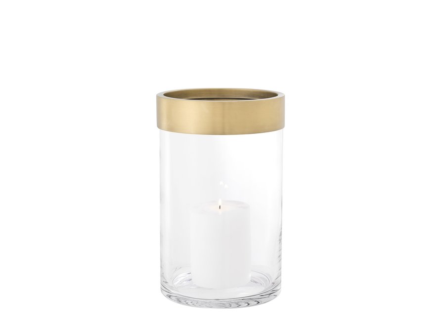 Windlicht 'Vertex' - S - Gold