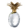 Decoratie object 'Pineapple' Kristalglas