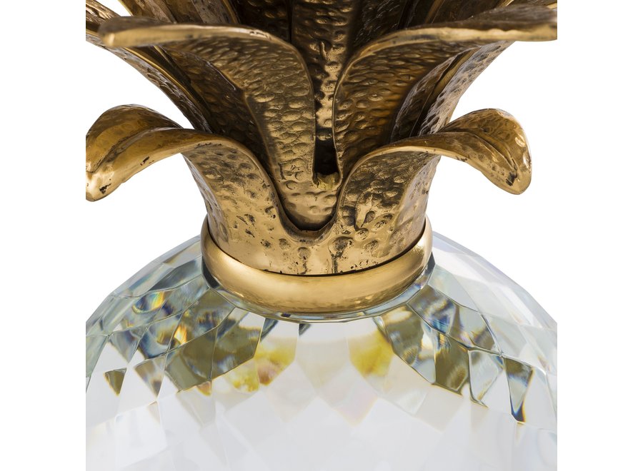 Decoration object 'Pineapple' Crystal glass