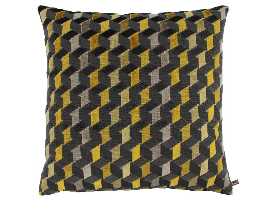 Decorative cushion Fidelie Mustard