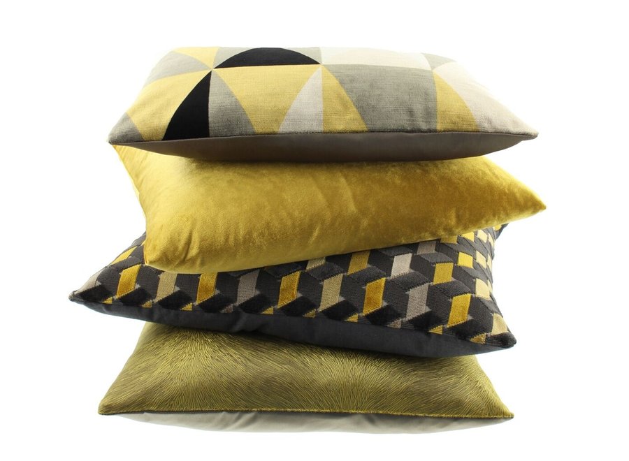 Decorative cushion Fidelie Mustard