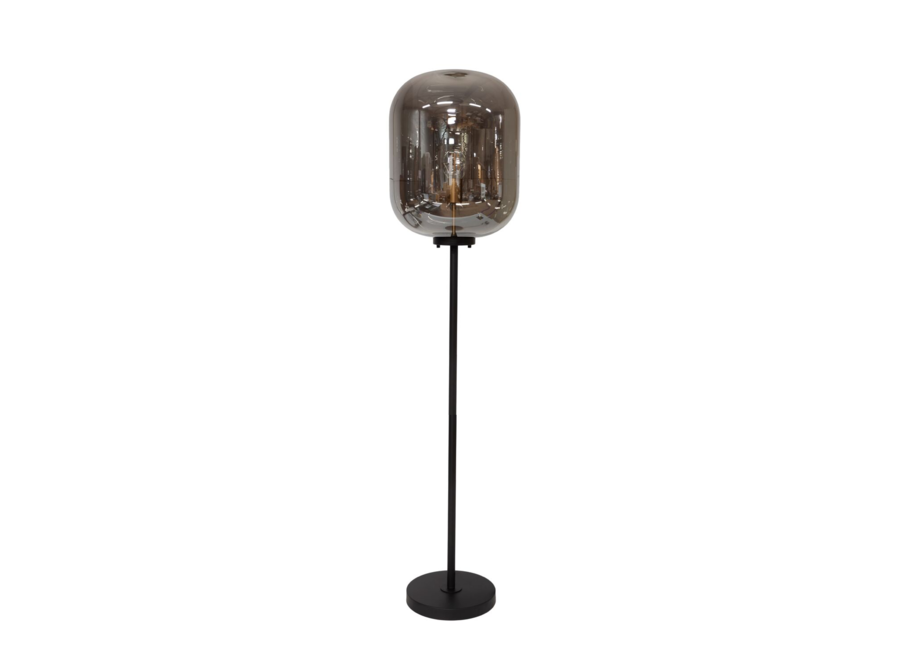 Floor lamp 'Paxton' with metal base - M