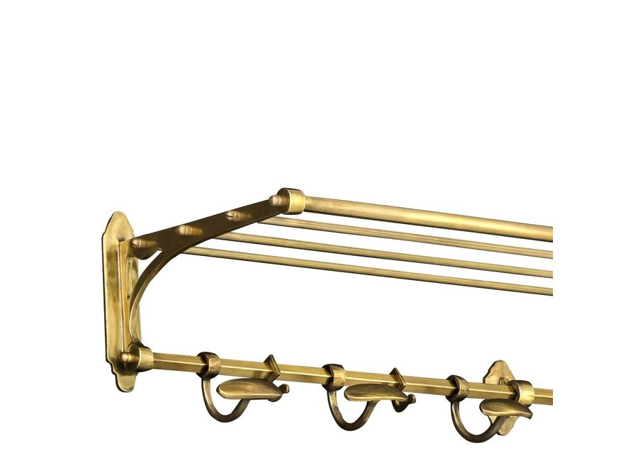 Wall coat rack 'Arini'  - Brass