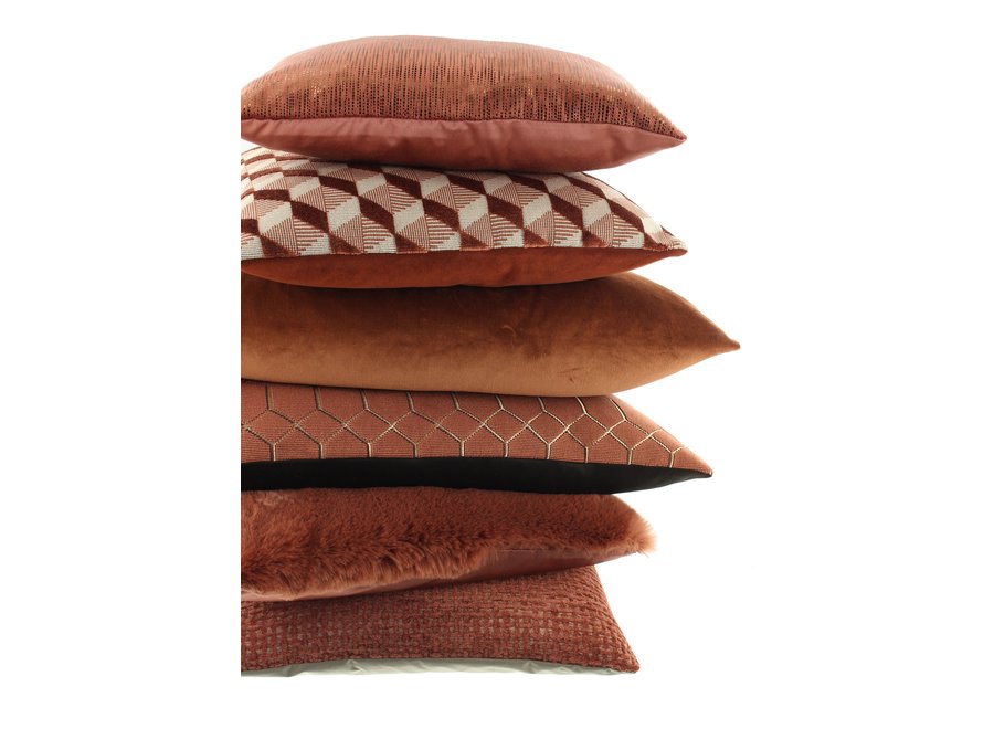 Decorative cushion Moya Marsala