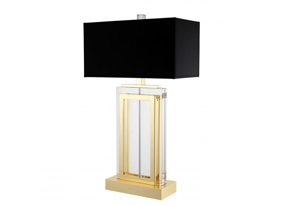 Table lamp 'Arlington' - Crystal/Gold