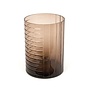 Windlicht/vaas - S - Brown