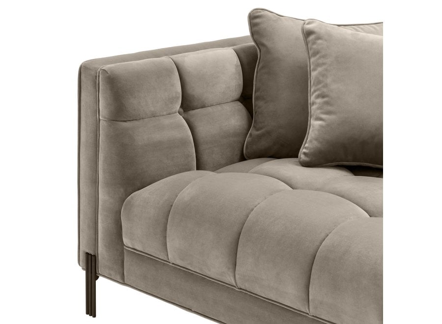 Sofa ‘Sienna' - Savona greige velvet