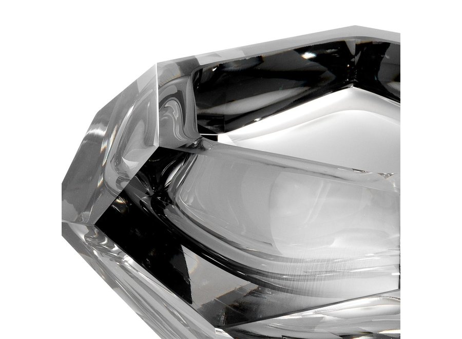 Bowl 'Las Hayas' Gray Crystal Glass
