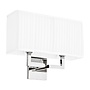 Wandlamp Westbrook met plissé kap