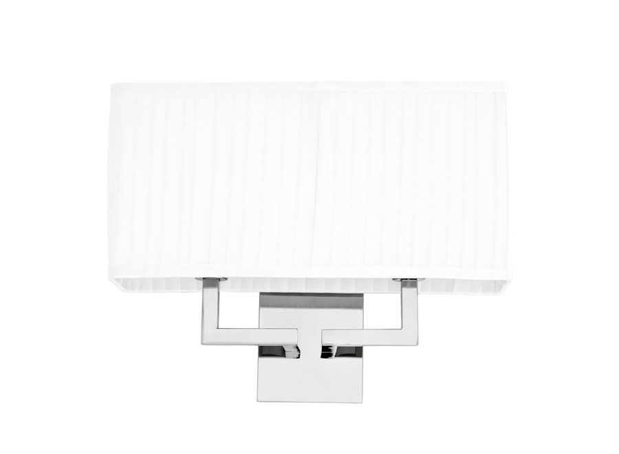 Westbrook wall lamp with pleated shade
