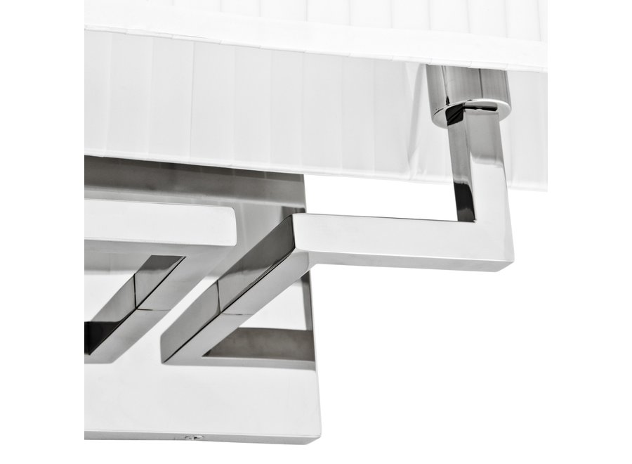 Westbrook wall lamp with pleated shade