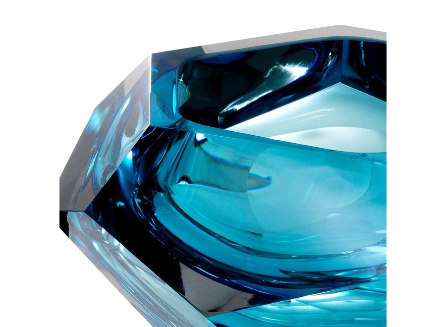 Bowl 'Las Hayas' Blue Crystal Glass