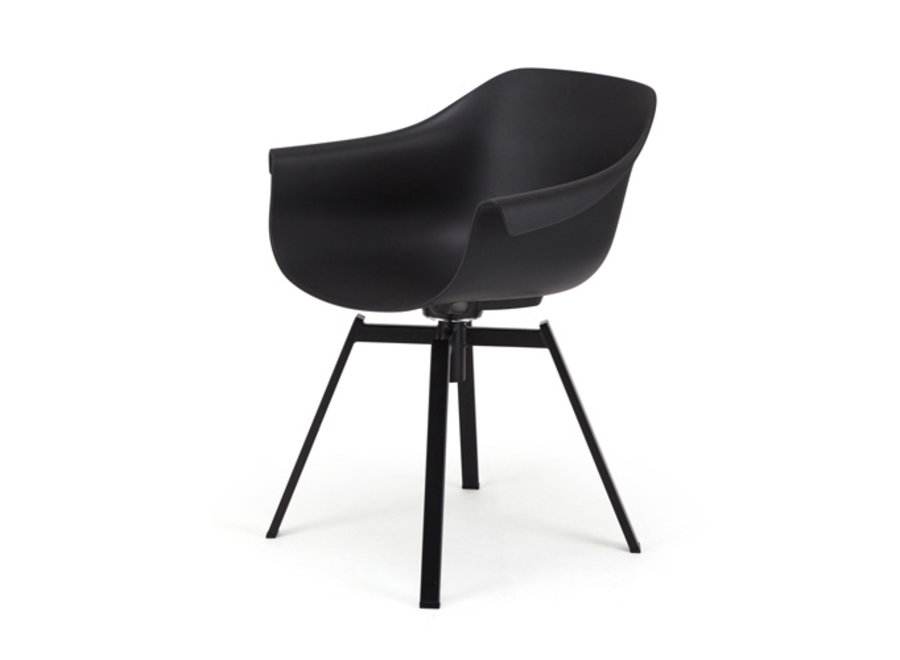 Dining chair Swivel Black