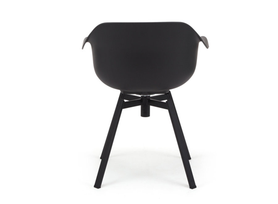 Dining chair Swivel Black