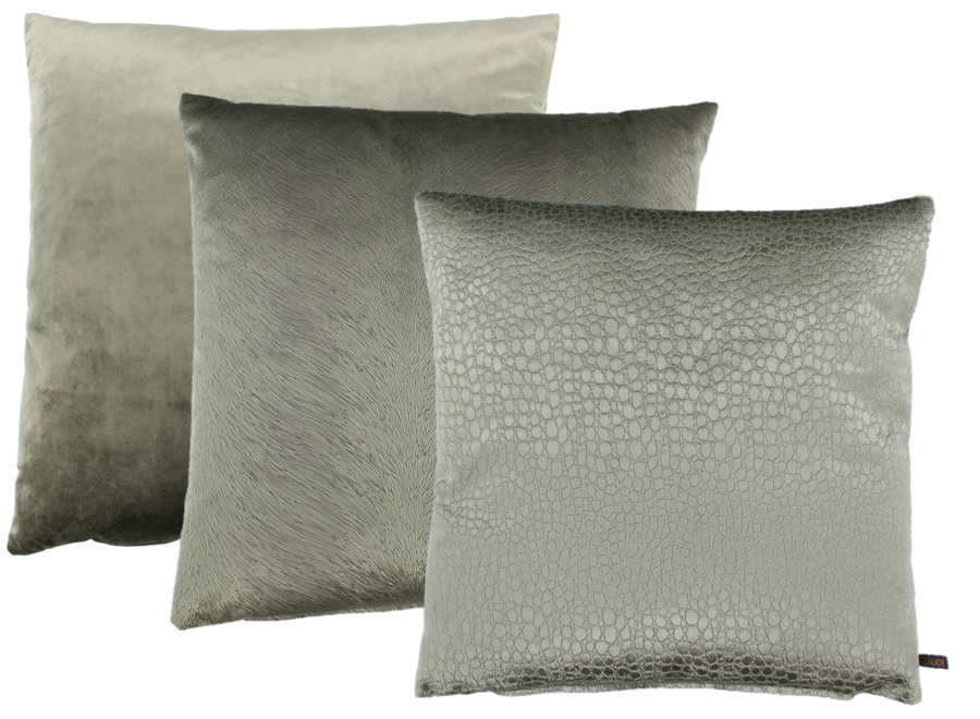 Cushion combination Taupe: Paulina, Perla & Biagio