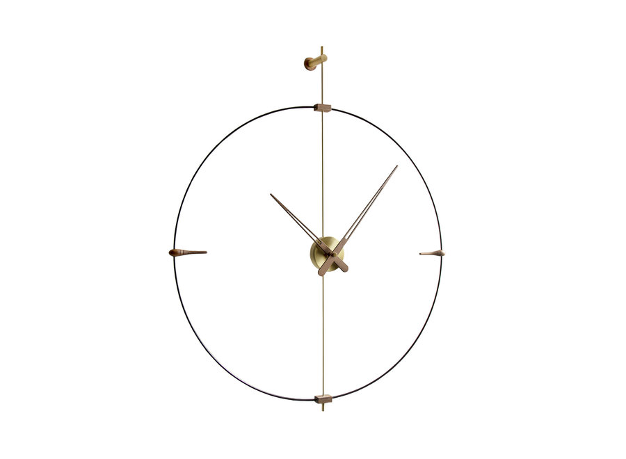 Design Clock 'Mini Bilbao' Gold