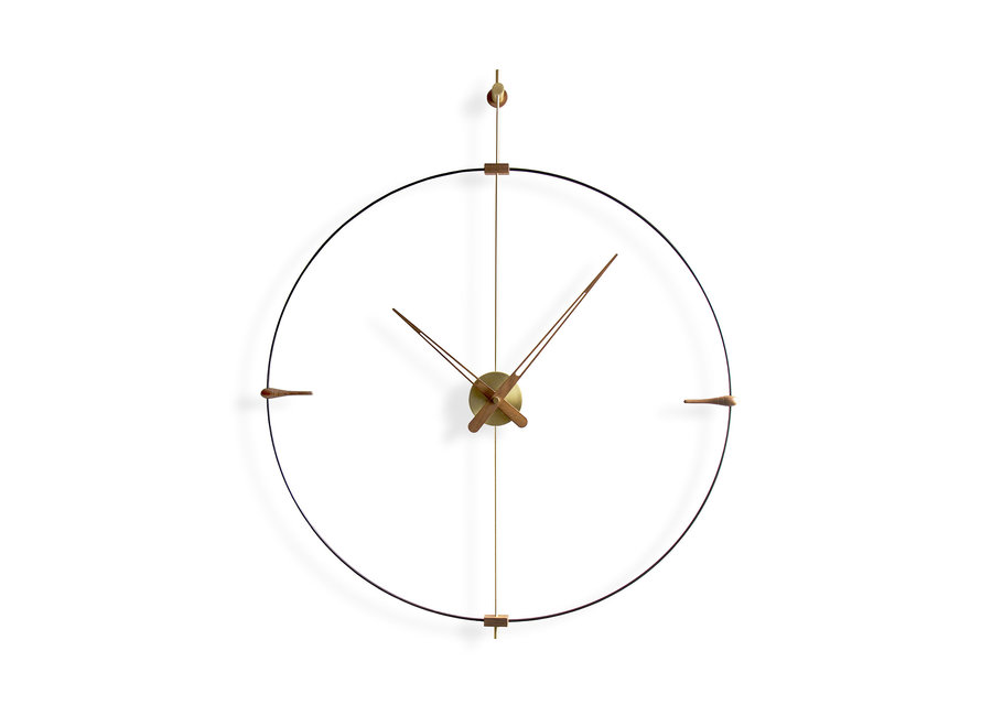 Design Clock 'Mini Bilbao' Gold