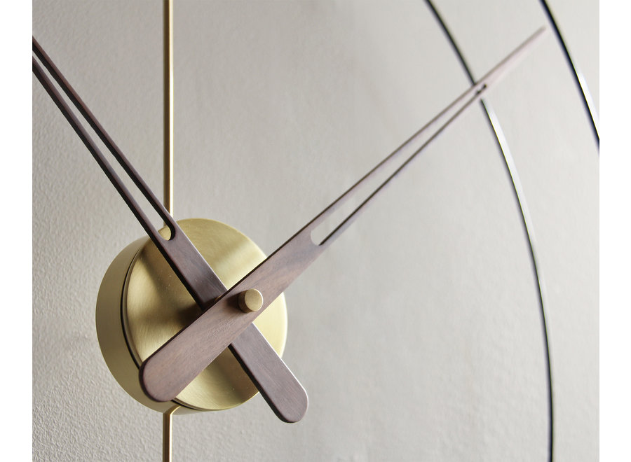 Design Clock 'Mini Bilbao' Gold