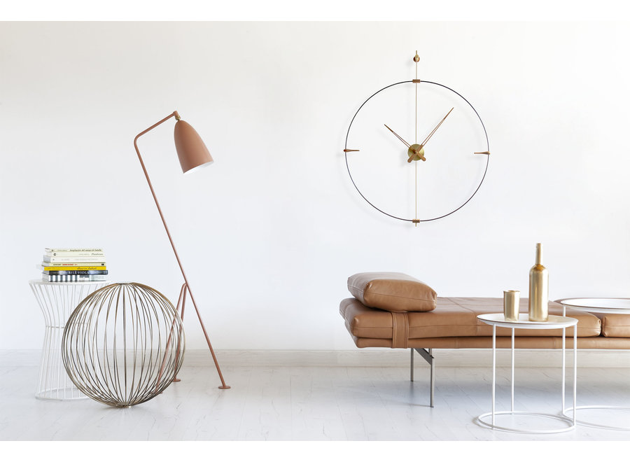 Design Clock 'Mini Bilbao' Gold