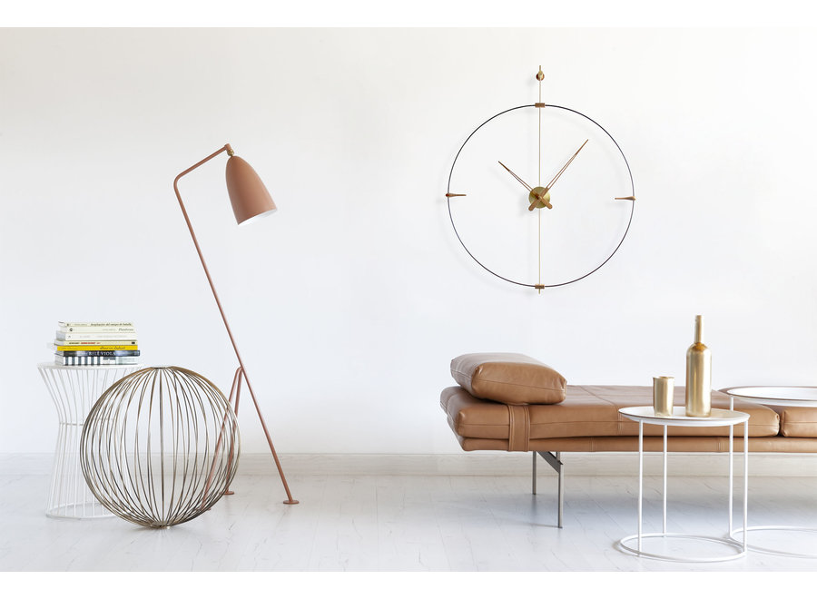 Design Clock 'Mini Bilbao' Gold