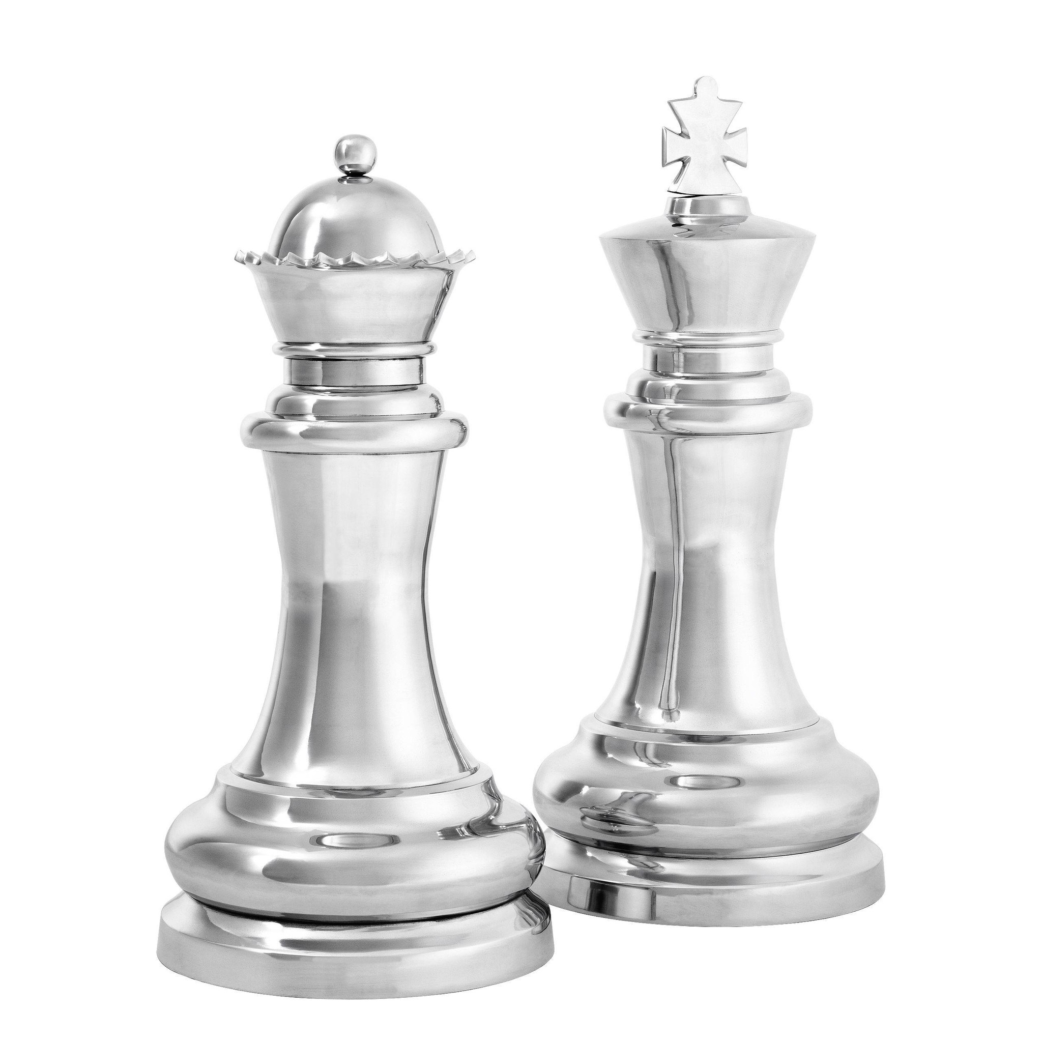 Brandweerman amplitude Boek EICHHOLTZ Decoratie set 'Chess King & Queen' - Wilhelmina Designs