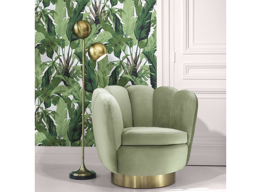 Chaise pivotante 'Mirage' - Savona Pistache Green
