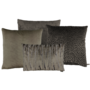 Kissenkombination Brown/Dark Taupe: Perla, Speranza, Cronna & Zafira