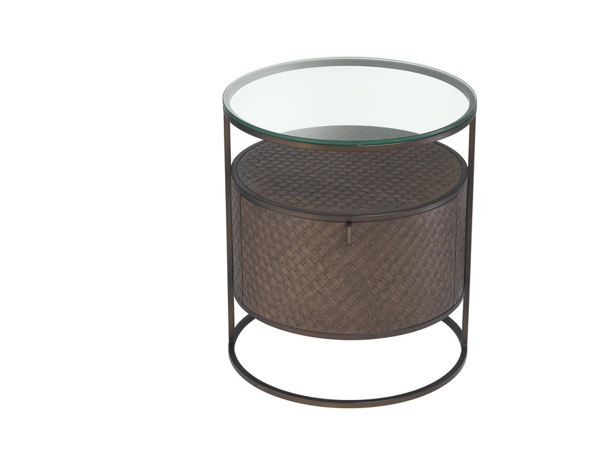 Table de chevet 'Napa Valley' - Bronze