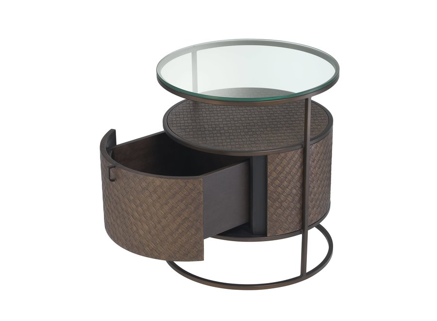 Table de chevet 'Napa Valley' - Bronze